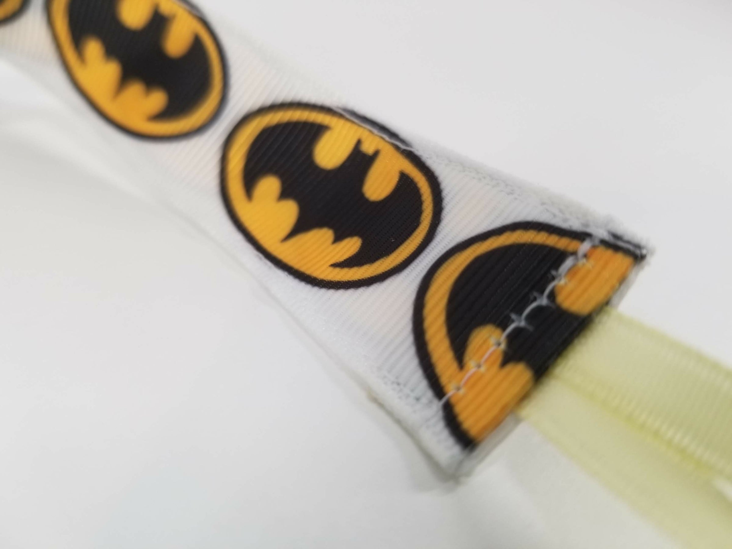 Pacifier/Teether Clip Batman On White Artistically Driven